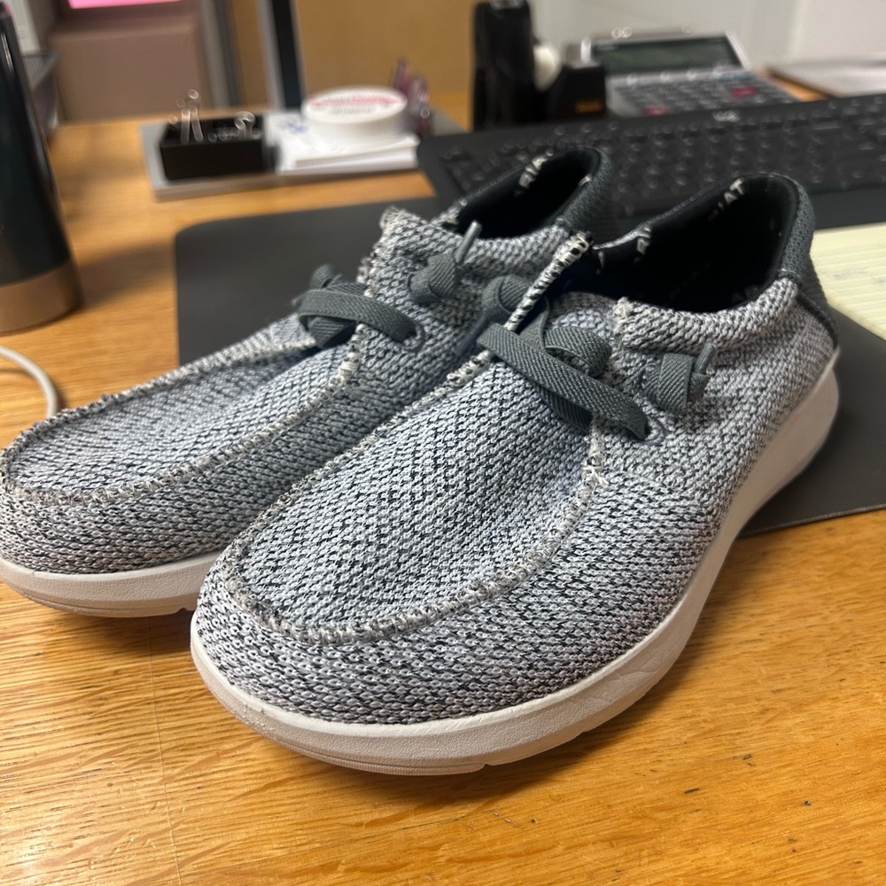 Ariat Gray Textured Men's Loafers